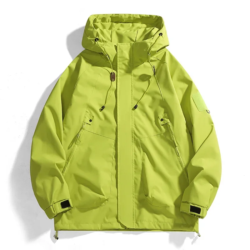 Men's Outdoor Waterproof Jacket Spring Autumn Fashion New Style Windbreaker Coat Regular Length Casual Male Upperwear - Image 5
