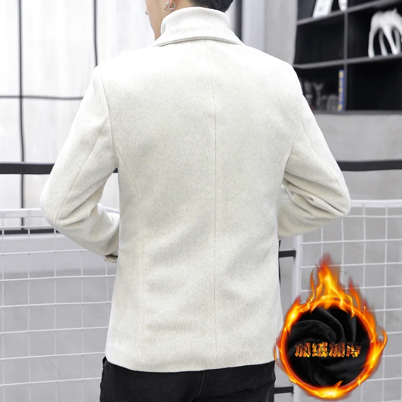 Blazer Men's Business Gentleman Wedding Fashion, Versatile, Trendy, Comfortable To Wear, Best Man, Slimming, Casual, Warm Blazer - Image 5