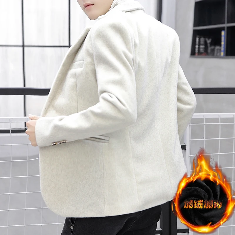 Blazer Men's Business Gentleman Wedding Fashion, Versatile, Trendy, Comfortable To Wear, Best Man, Slimming, Casual, Warm Blazer - Image 4